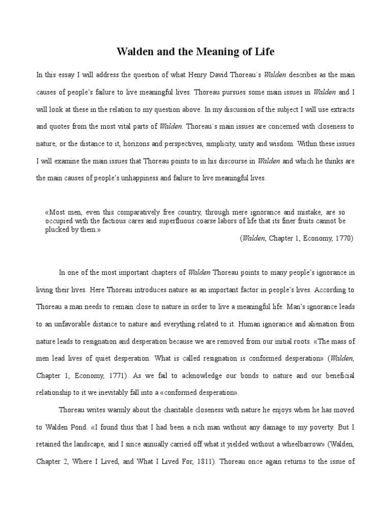 henry david thoreau writings where i lived and what i lived for full text pdf